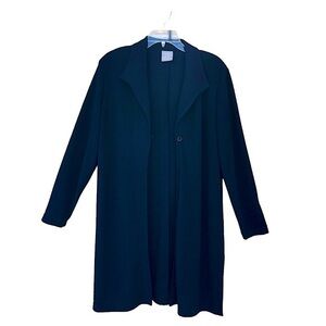 rabbit rabbit rabbit Designs 43N72Q60 Made USA Vintage Navy Long Over Dress 16P